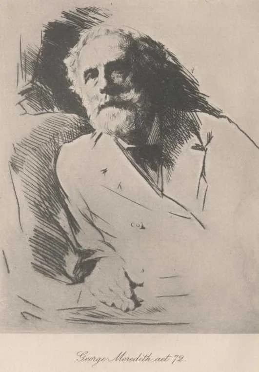 George Meredith - George Meredith at age 72.