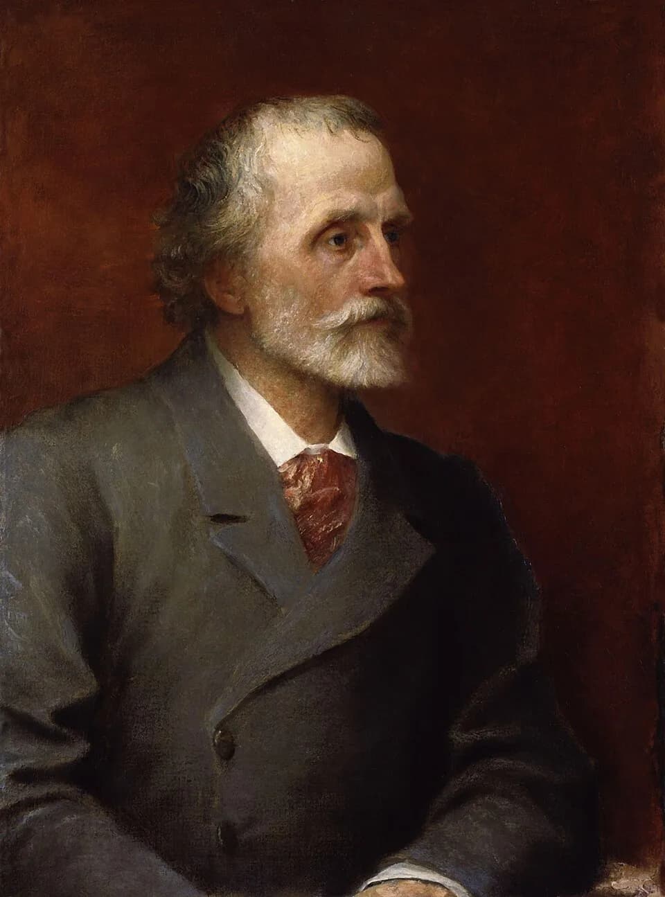 George Meredith - George Meredith, by George Frederic Watts (died 1904), given to the National Portrait Gallery, London in 1909. See source website for additional information.

This set of images was 