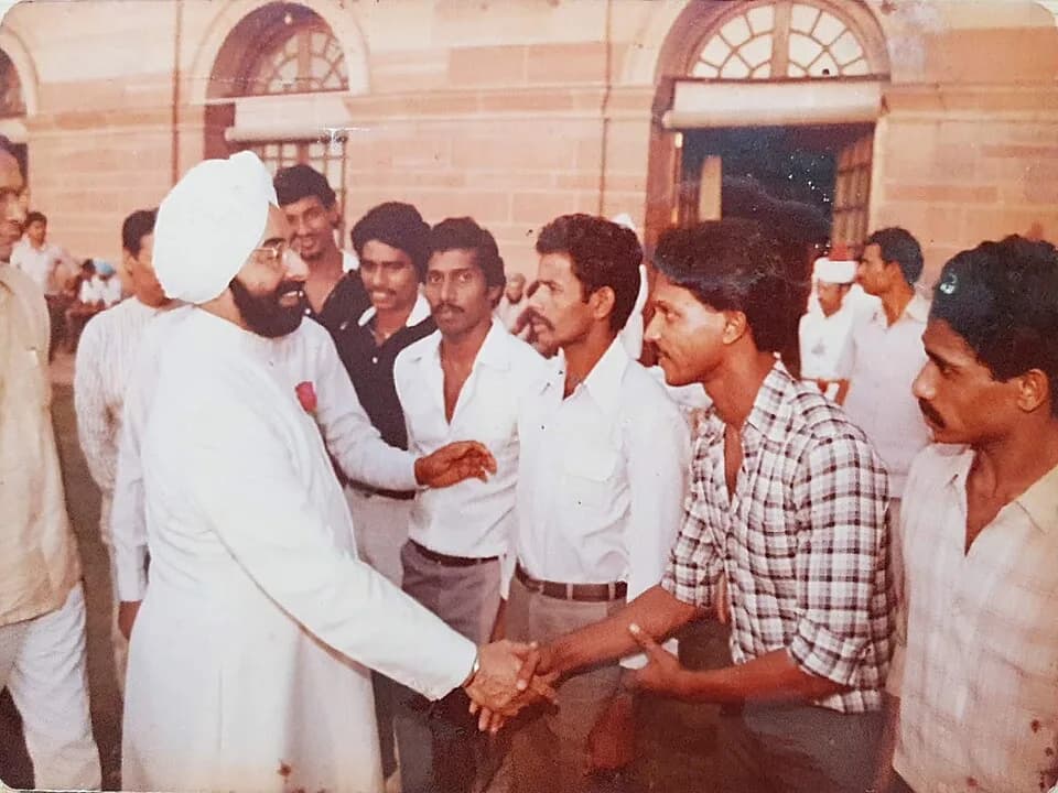 Zail Singh - With Hon'ble Indian President Gyani Zail Singh