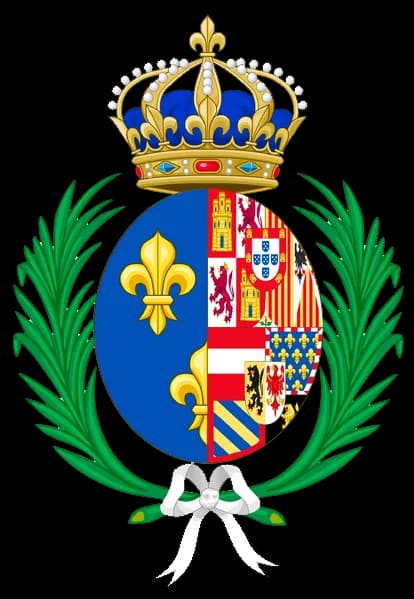 Anne of Austria - Arms of Anne of Austria (between 1643 and 1666), queen and regent. To improve if necessary.
