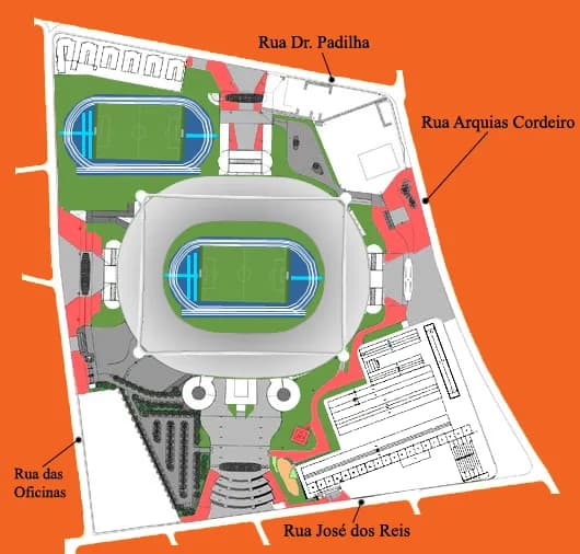 João Havelange - Estádio Olímpico João Havelange — in Rio de Janeiro city.
A venue for the 2016 Olympics.