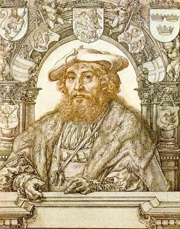 Christian II of Denmark - Christian II of Denmark, drawing by Jan Gossaert c 1523.jpg
