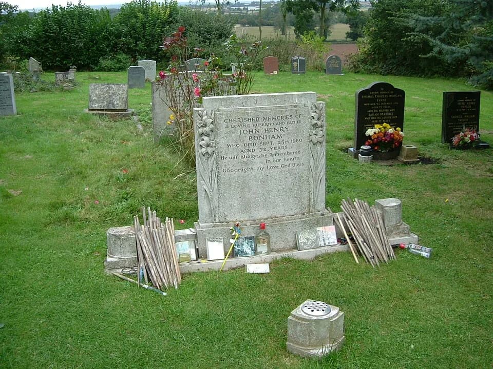 John Bonham - John Henry Bonham's grave