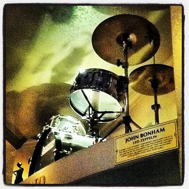 John Bonham - John Bonham Ludwig drum kit, Hard Rock Cafe London