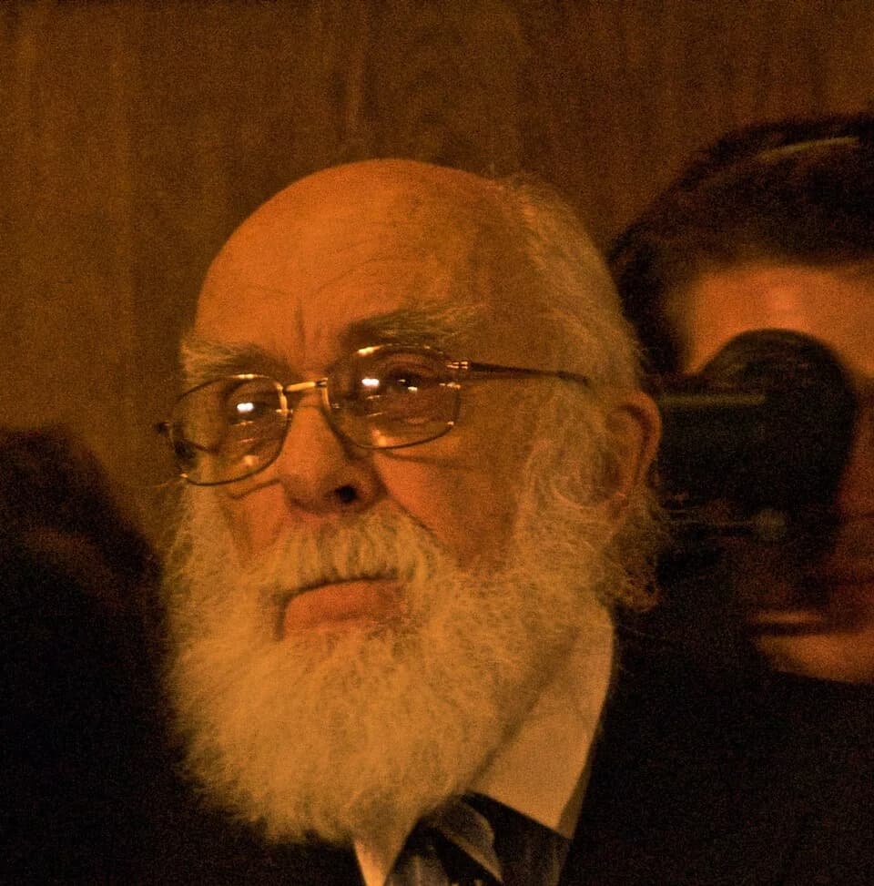 James Randi - James Randi at Conway Hall in London, England.