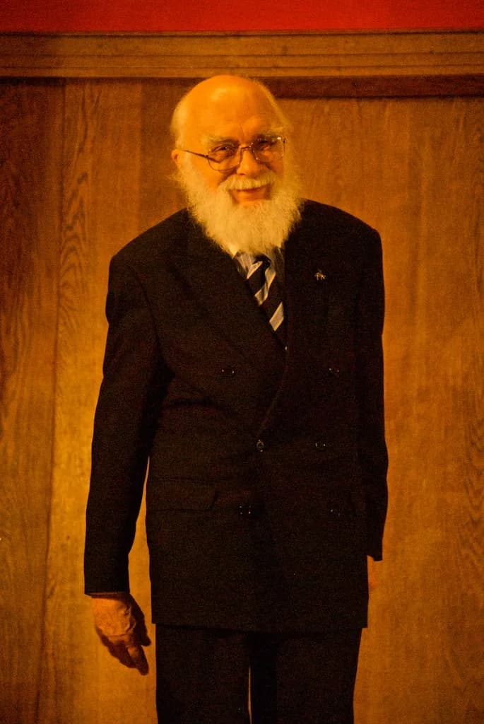 James Randi - James Randi at Conway Hall in London, England.