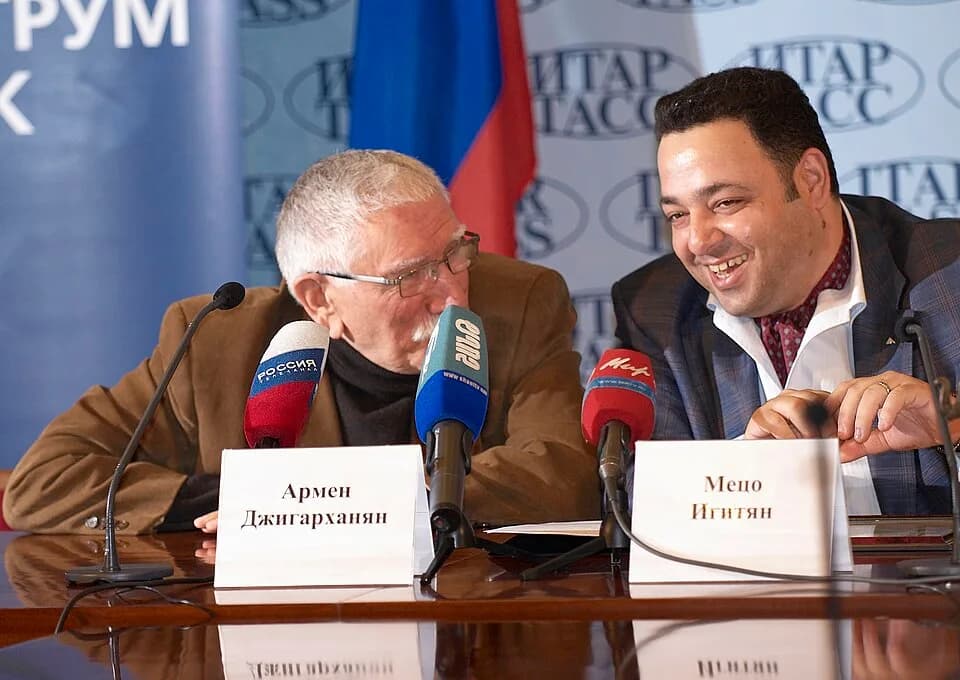 Armen Dzhigarkhanyan - Пресс-конференция в ИТАР-ТАСС