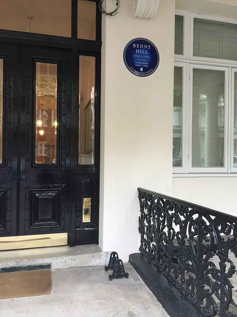Benny Hill - A plaque to Benny Hill