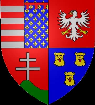 Louis I of Hungary - Armoiries Louis Hongrie.png