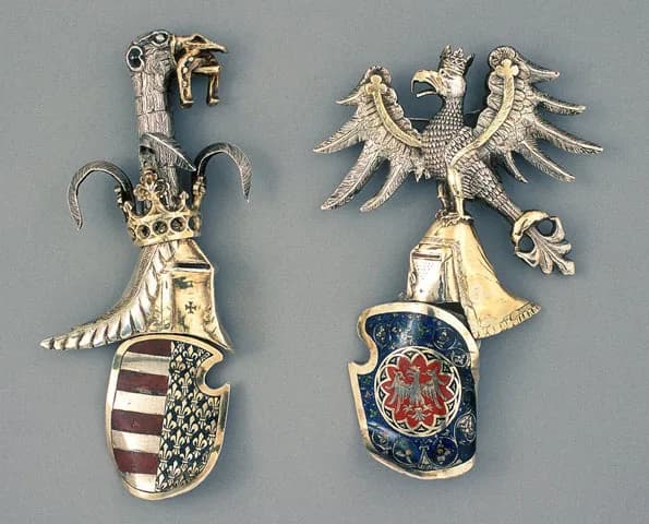 Louis I of Hungary - Polish and Hungarian Angevin coat of arms