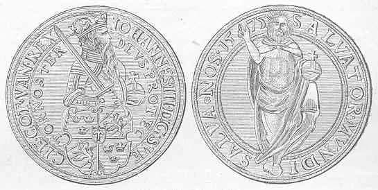 John III of Sweden - Johan III:s riksdaler anno 1575.