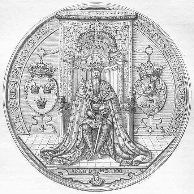 John III of Sweden - Kung Johan III:s sigill från år 1571.
