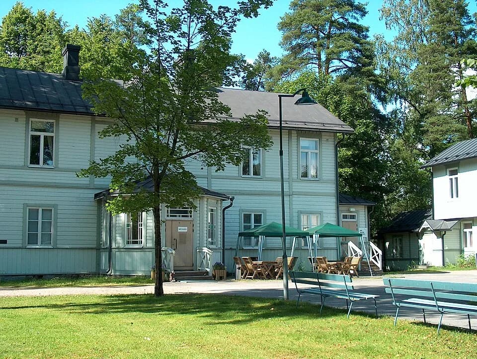 Eino Leino - Holiday resort Onnela by Tuusula Lake. Finnish poet Eino Leino lived here in 1923–24.