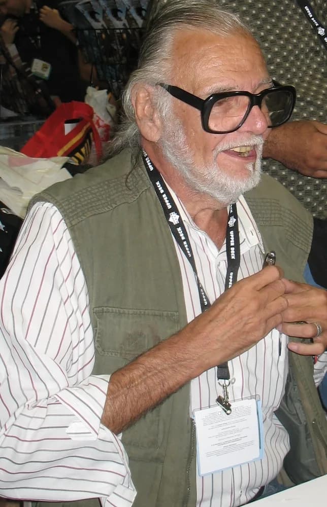 George A. Romero - George A. Romero signing at Comic Con, 2007.