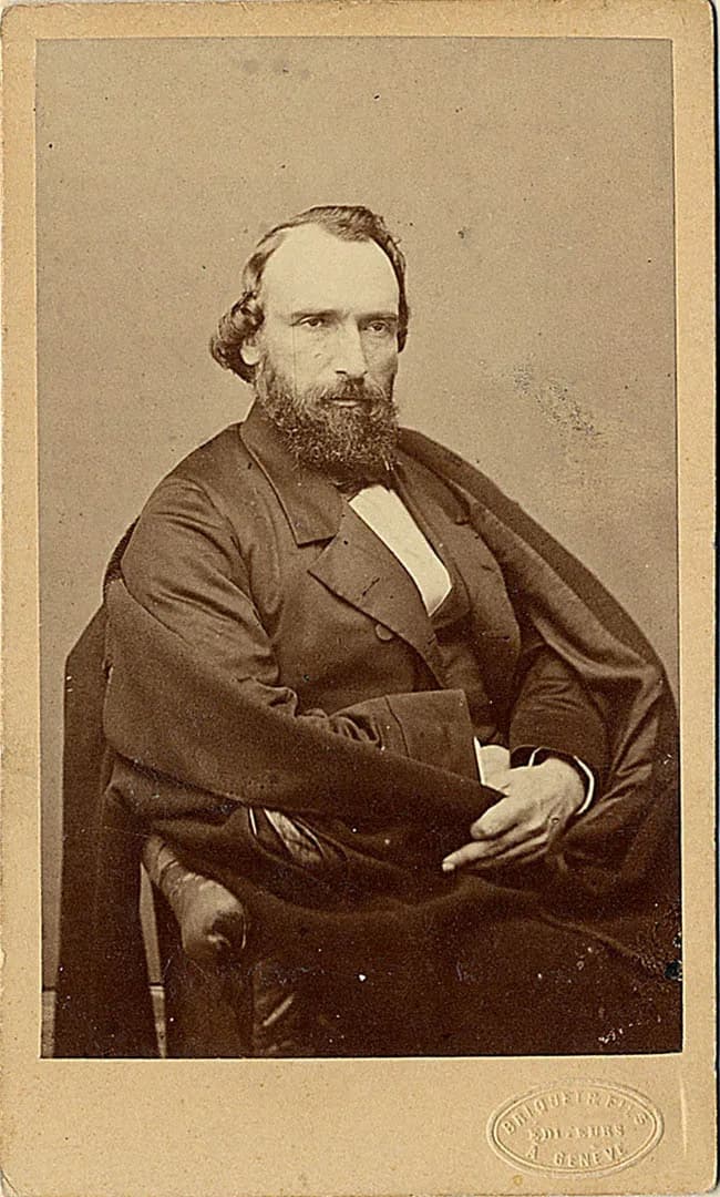 Henri-Frédéric Amiel - Carte-de-visite of Henri-Frederic Amiel.