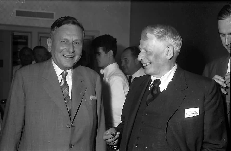Paul Hermann Müller - 9. Tagung 1959 Physiker: Paul H. Müller, Sir George P. Thomson