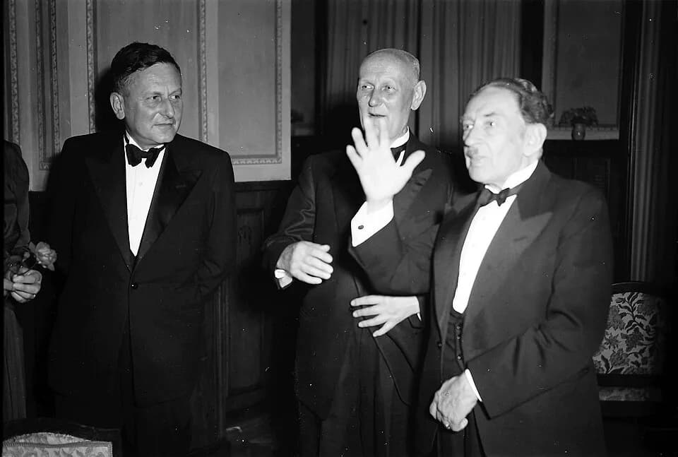 Paul Hermann Müller - Bad Schachen: Paul H. Müller, Gerhard Domagk, Hans v. Euler-Chelpin