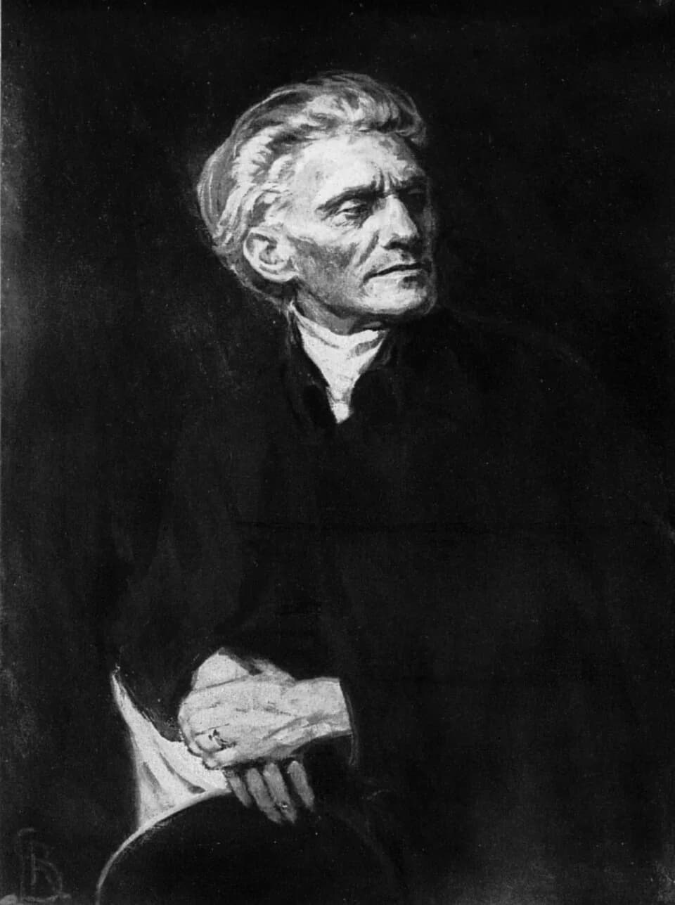 Stefan George - Stefan George (1868-1933); 103:77 cm