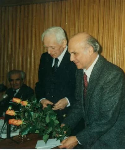 Ryszard Kapuściński - Polish writers: prof. Zdzisław Libera (1913-1998), Artur Międzyrzecki (1922-1996) i Ryszard Kapuściński (1932-2007).