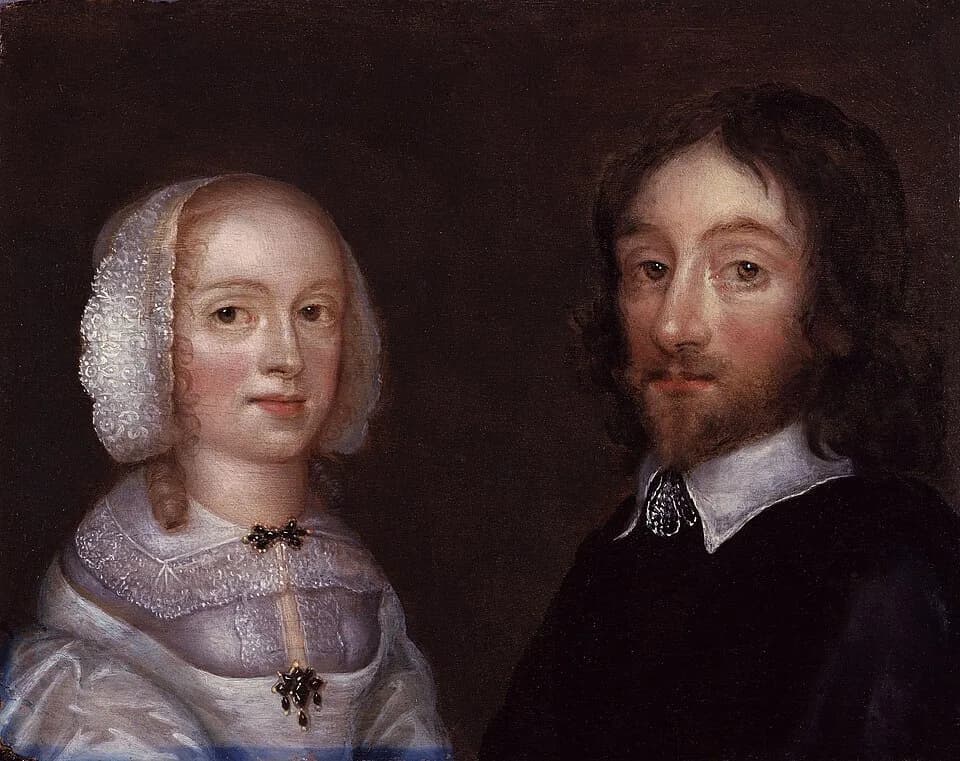 Thomas Browne - Lady Dorothy Browne (née Mileham); Sir Thomas Browne, author, by Joan Carlile (died 1679). See source website for additional information.

This set of images was gathered by User:Dcoet