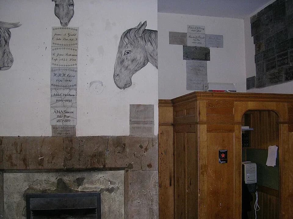 Thomas Browne - View of the part of 2nd chamber which contains Thomas Browne's Marble.