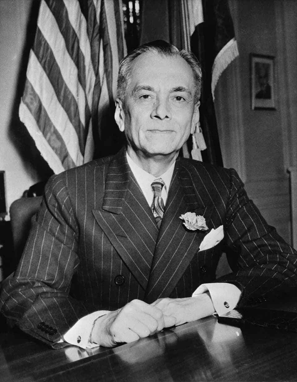Manuel L. Quezon - November 1942: President Quezon of the Philippines.