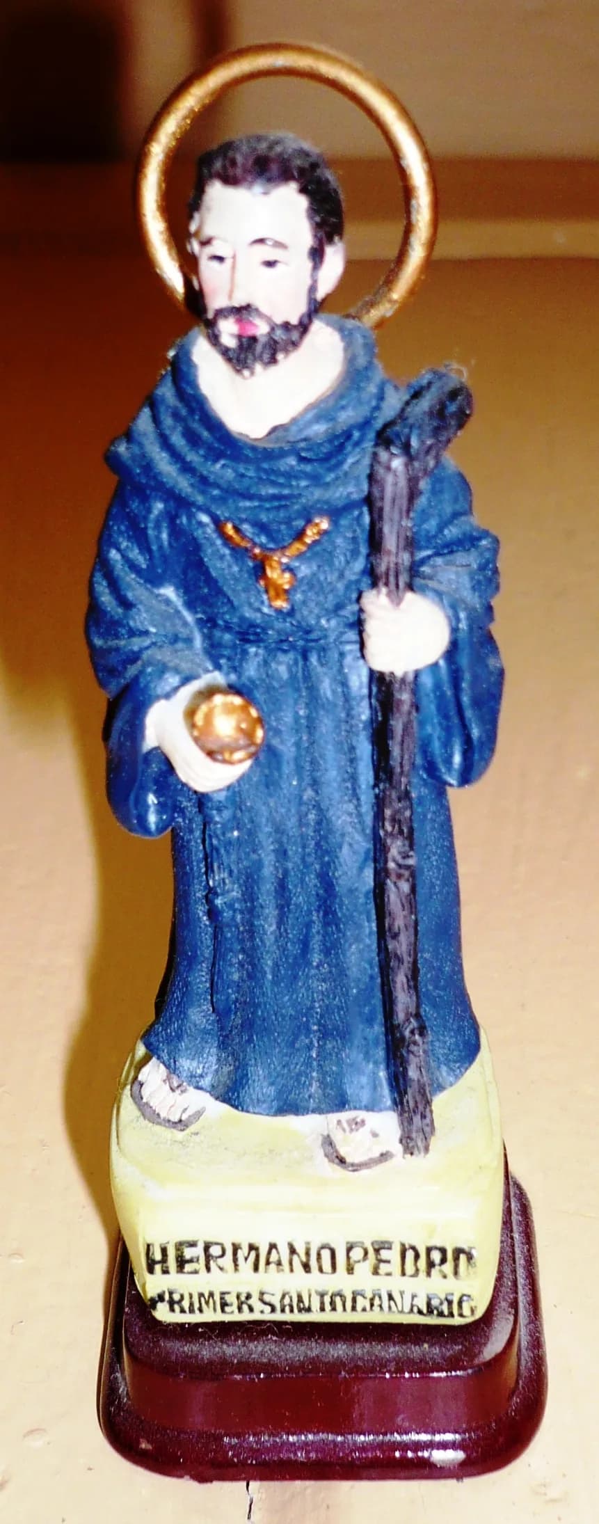 Peter of Saint Joseph Betancur - A votive en:statuette of en:Hermano Pedro de San José de Betancurt, purchased at en:Tenerife