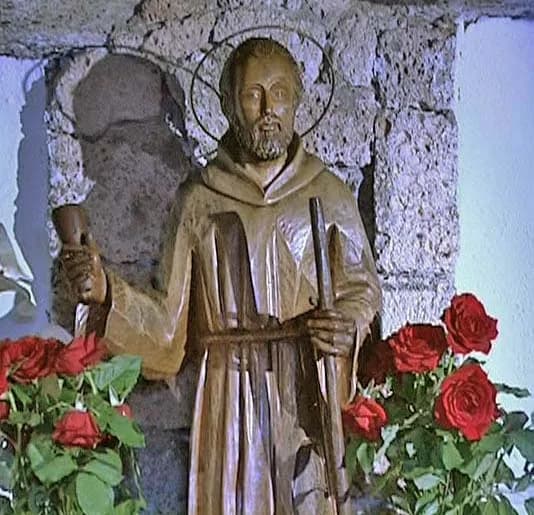 Peter of Saint Joseph Betancur - Talla que se encuentra en la conocida Cueva del hermano Pedro