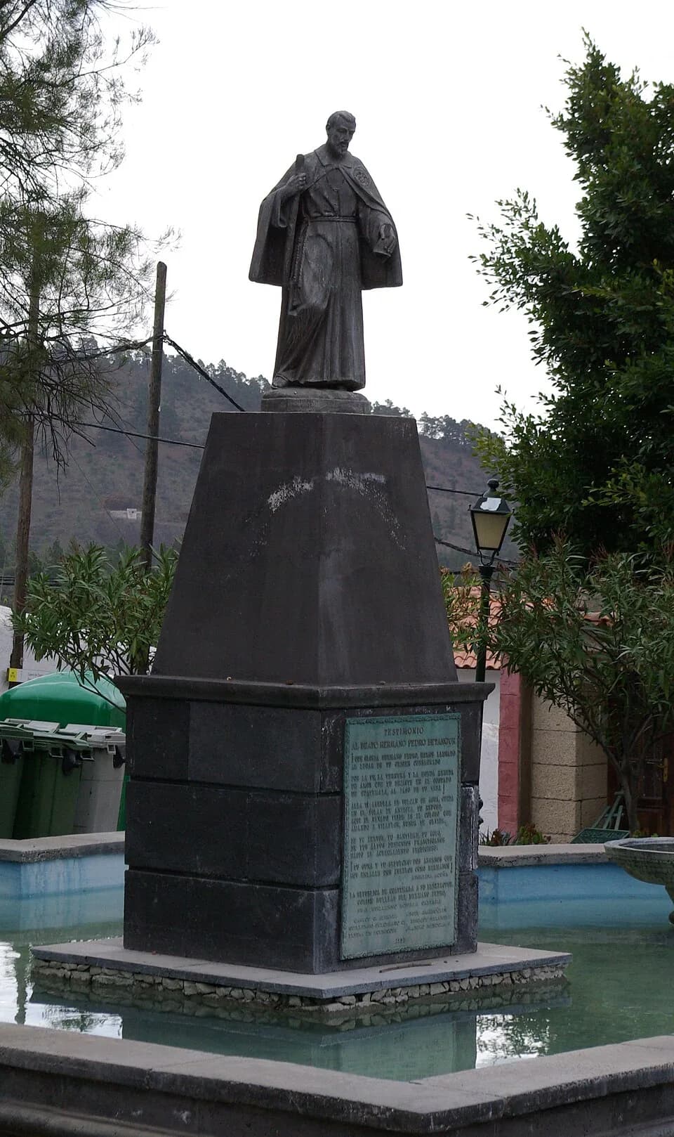 Peter of Saint Joseph Betancur - Teneriffa, Vilaflor, Denkmal Hermano Pedro