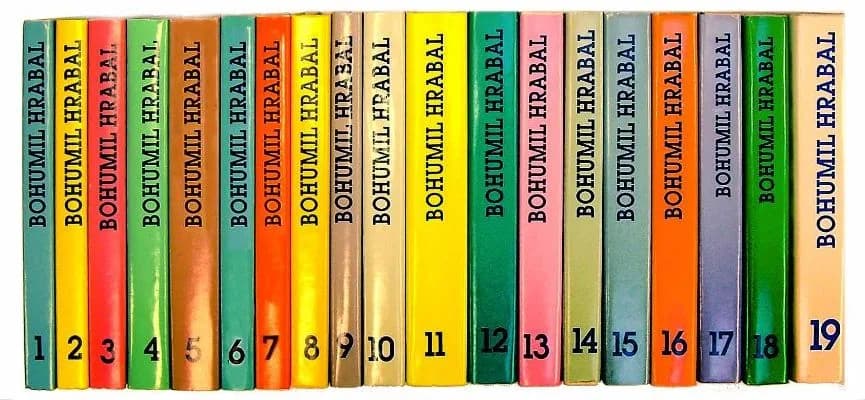 Bohumil Hrabal - Bohumil Hrabal, Complete works edition in 19 volumes published in the '90s by Pražská imaginace.