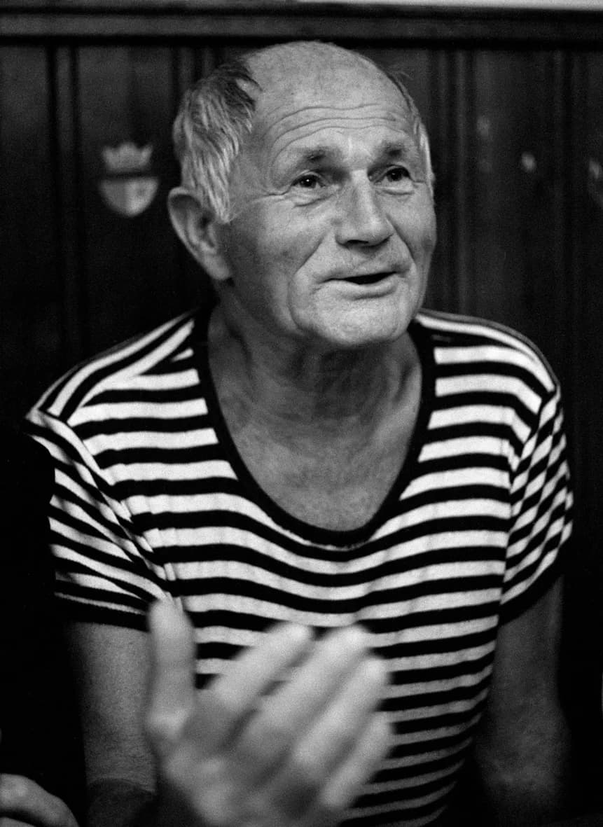 Bohumil Hrabal - Bohumil Hrabal 1985 Czech writer  foto Hana Hamplová