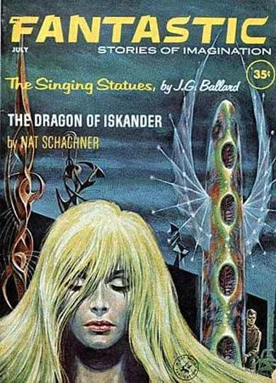 J. G. Ballard - Cover of Fantastic, July 1962