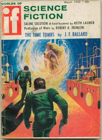 J. G. Ballard - Cover of If, March 1963