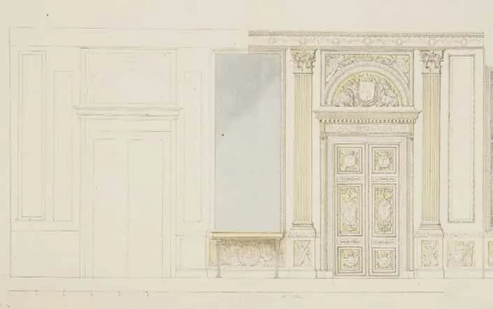 Charles XIII of Sweden - Louis Masreliez_ritning_till_hertig_Carls_konseljsal_1792