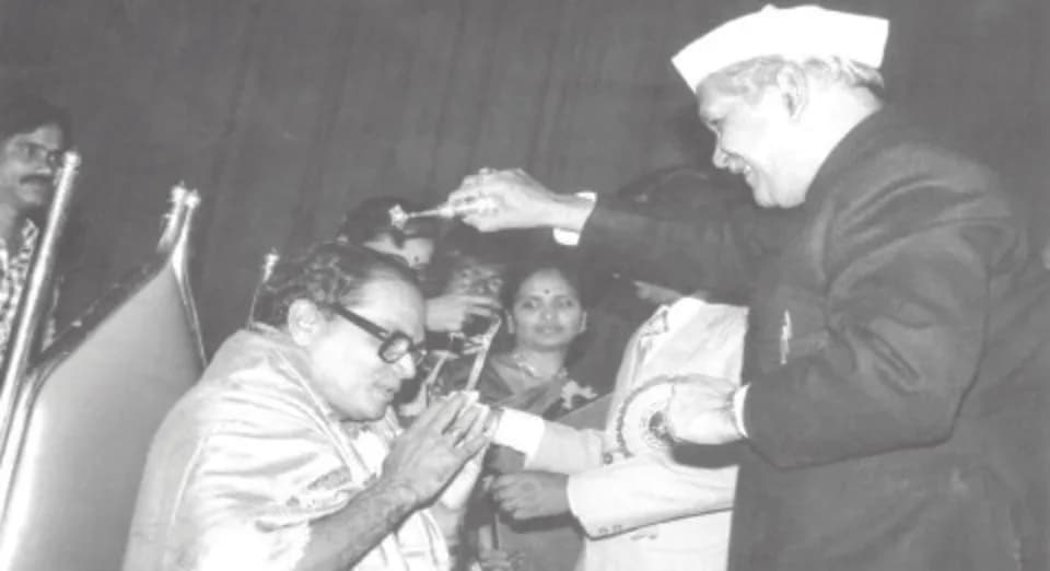 Shankar Dayal Sharma - Image from Turlapati Kutumbarao Autobiography Naa Kalam - Naa Galam