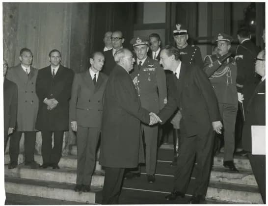 Giuseppe Saragat - Auguri del Presidente della Repubblica Saragat alla Camera
