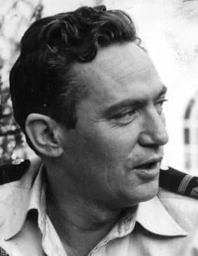 Peter Finch - Peter Finch. Photographed in London during the making of the film 'Passage Home' (released in 1955).