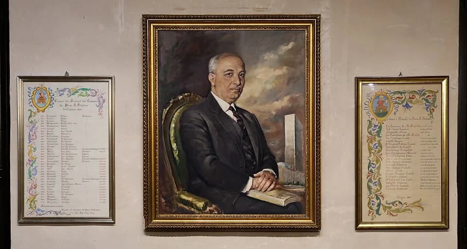Amintore Fanfani - Palazzo Comunale (Pieve Santo Stefano)