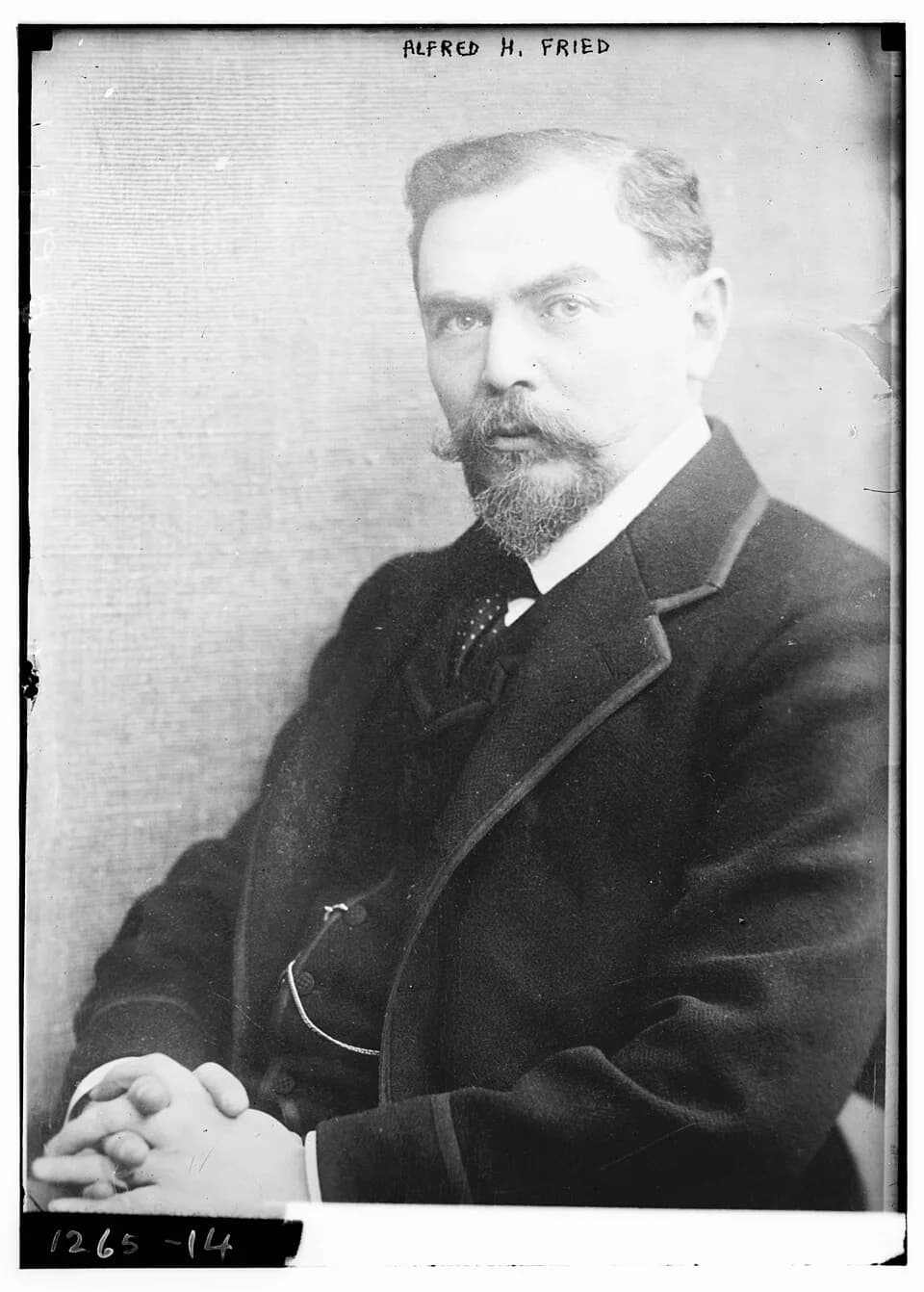 Alfred Hermann Fried - Title: Alfred H. Fried
Abstract/medium: 1 negative : glass ; 5 x 7 in. or smaller.