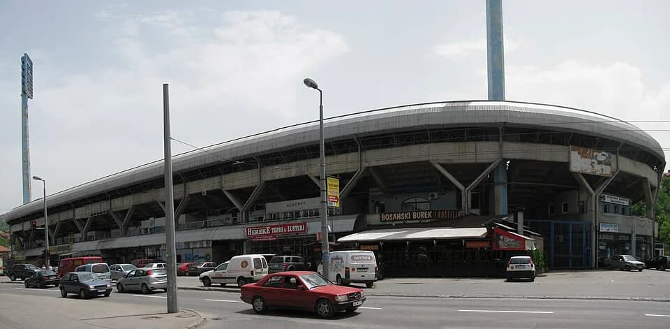 Ivica Osim - Panoramic view of Grbavica Stadium
Home of FK Željezničar Sarajevo