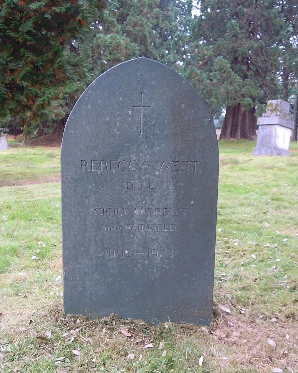 Rebecca West - The grave of Rebecca West at Brookwood Cemetery