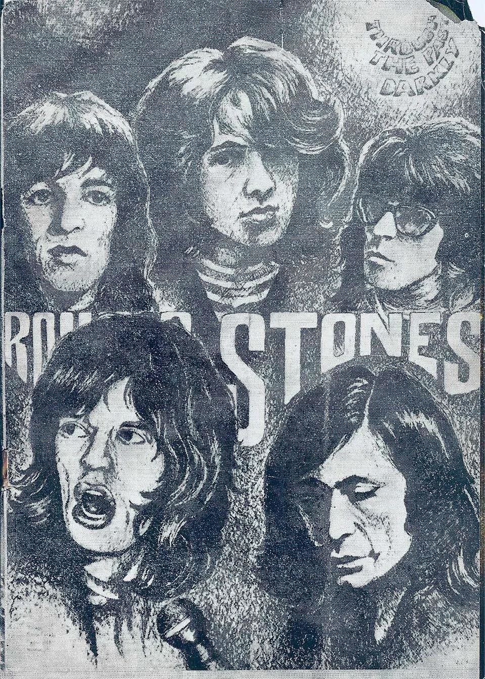 Charlie Watts - Rolling Stones dalam majalah Aktuil edisi 052 tahun 1970