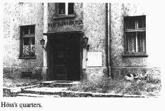 Rudolf Höss - The quarters of the Auschwitz's Commandant Rudolf Hoess in the death camp.