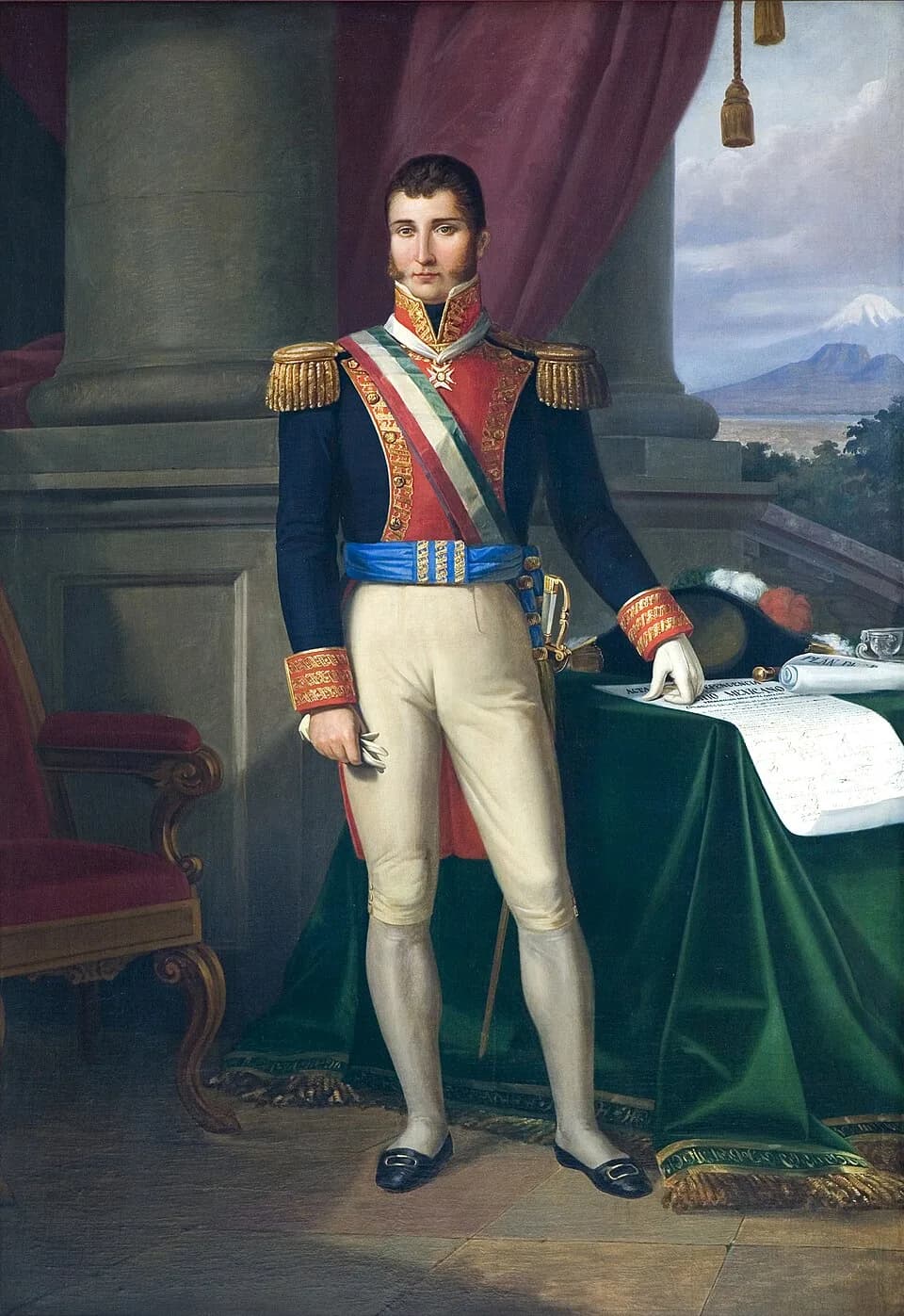 Agustín I of Mexico - Portrait of Agustín I of Mexico