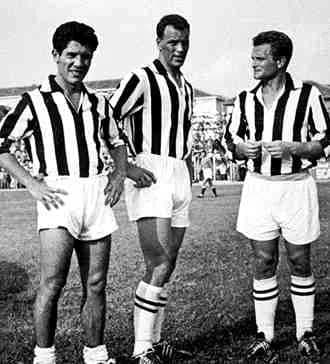 Omar Sívori - Omar Sívori, John Charles, Giampiero Boniperti.