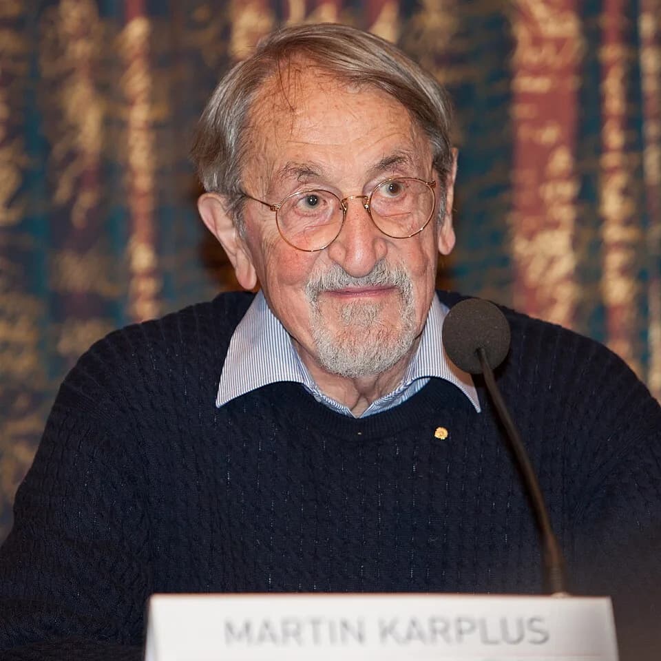 Martin Karplus - Nobel Laureates 2013 press conference at the Royal Swedish Academy of Sciences in December 2013