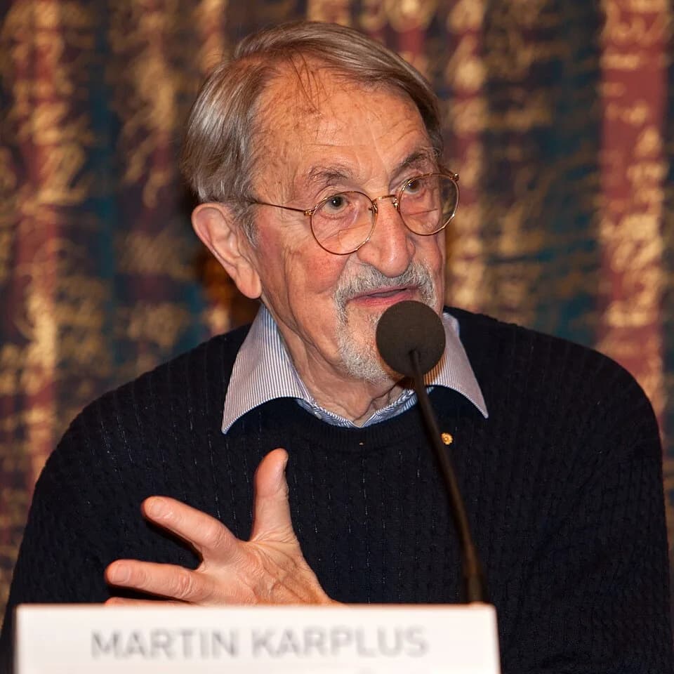 Martin Karplus - Nobel Laureates 2013 press conference at the Royal Swedish Academy of Sciences in December 2013