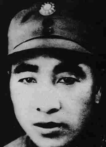 Lin Biao - Lin Biao with NRA Blue Sky White Sun emblem.