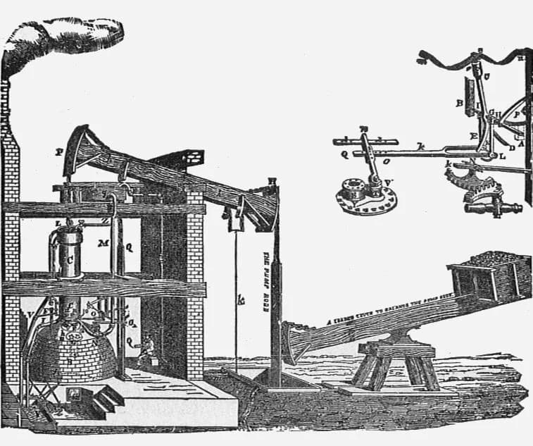Thomas Newcomen - Newcomen engine (New Catechism of the Steam Engine, 1904).jpg