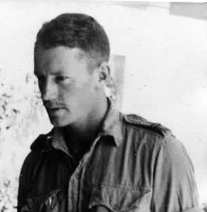Ian Douglas Smith - Flight Lieutenant Ian Smith of the Royal Air Force, pictured in either 1942 or 1943, during his service in the Second World War. Smith was later Prime Minister of Rhodesia between 